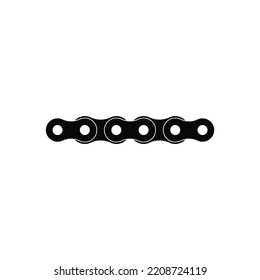 motorcycle chain icon vector graphics