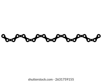 Motorcycle Chain Motifs Pattern, can use for Decoration, Ornate, Background, Wallpaper, Cover, Textile, Carpet, Wrapping, Print, ect. Vector Illustration