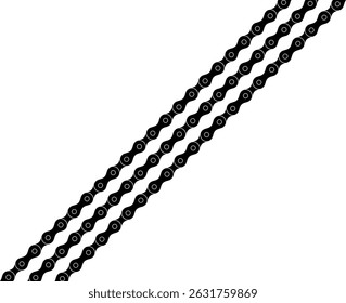 Motorcycle Chain Motifs Pattern, can use for Decoration, Ornate, Background, Wallpaper, Cover, Textile, Carpet, Wrapping, Print, ect. Vector Illustration
