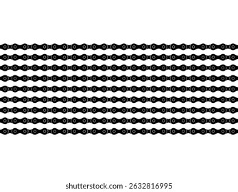 Motorcycle Chain Motifs Pattern, can use for Decoration, Ornate, Background, Wallpaper, Cover, Textile, Carpet, Wrapping, Print, ect. Vector Illustration