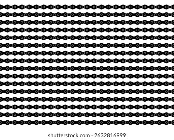 Motorcycle Chain Motifs Pattern, can use for Decoration, Ornate, Background, Wallpaper, Cover, Textile, Carpet, Wrapping, Print, ect. Vector Illustration
