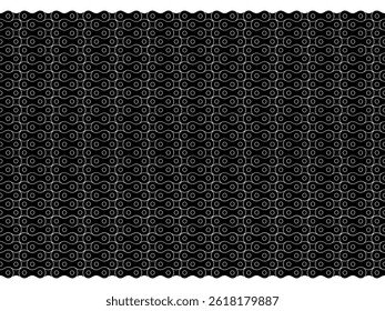 Motorcycle Chain Motifs Pattern for Decoration, Ornate, Background, Wallpaper, Cover, Textile, Carpet, Wrapping, Print, ect. Vector Illustration