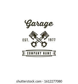 Garage Car Auto Service Logo Stock Vector (Royalty Free) 384068125