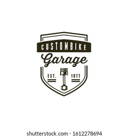 Motorcycle Classic and Badges Retro Logo