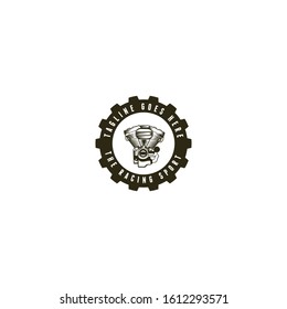 Motorcycle Classic and Badges Retro Logo