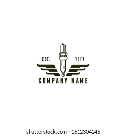 Motorcycle Classic and Badges Retro Logo