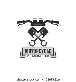 Motorcycle club badge