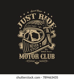 Motorcycle Club Illustration