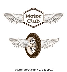 Motorcycle club logo emblem