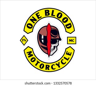 Motorcycle Club Logo Symbol Colors Stock Vector (Royalty Free) 1332570578