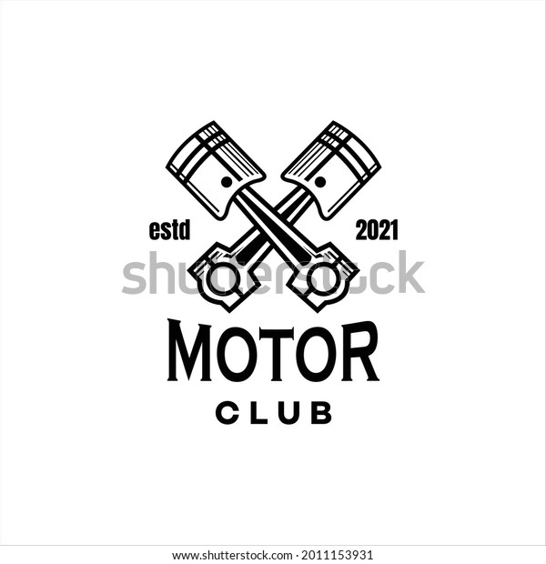 motorcycle club mechanic logo\
vector