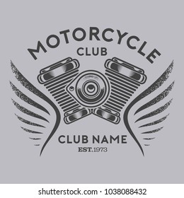 motorcycle club vector