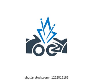 Motorcycle Collision Clean Design