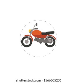 motorcycle colorful vector flat icon. motorcycle colorful vector flat icon. motorcycle colorful vector flat icon. 