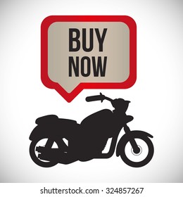 Motorcycle concept whit offer icon design, vector illustration 10 eps graphic.
