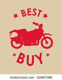 Motorcycle concept whit offer icon design, vector illustration 10 eps graphic.