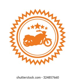 Motorcycle concept whit offer icon design, vector illustration 10 eps graphic.