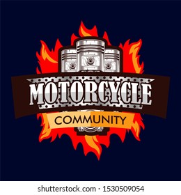 Motorcycle Custom Emblem for Community