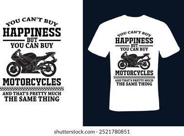 Motorrad benutzerdefinierte T-Shirt Vintage-Design