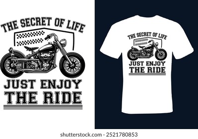 motorcycle custom t shirt vintage design