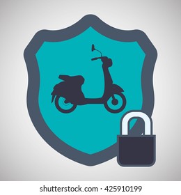 Motorcycle design. transportation icon. isolated illustration