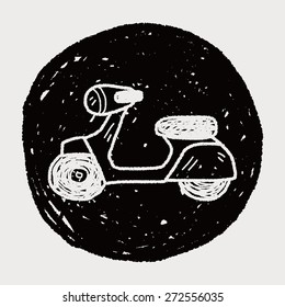 motorcycle doodle