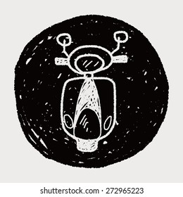 motorcycle doodle