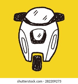 motorcycle doodle