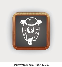 motorcycle doodle
