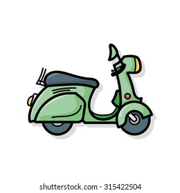motorcycle doodle