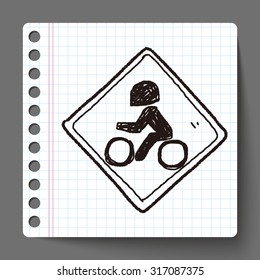 motorcycle doodle