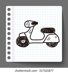 motorcycle doodle