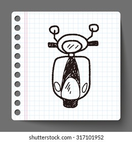 motorcycle doodle