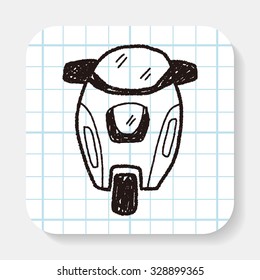 motorcycle doodle