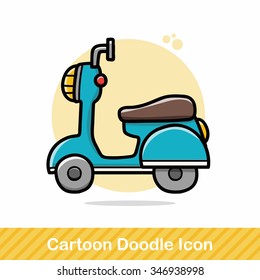 motorcycle doodle