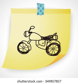 motorcycle doodle