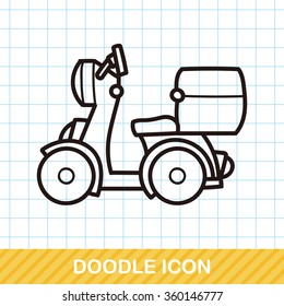 motorcycle doodle