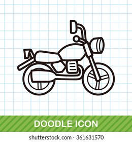 motorcycle doodle
