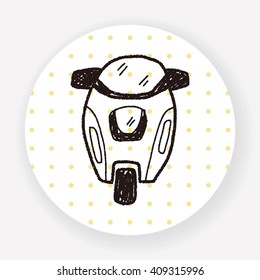 motorcycle doodle