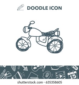 motorcycle doodle