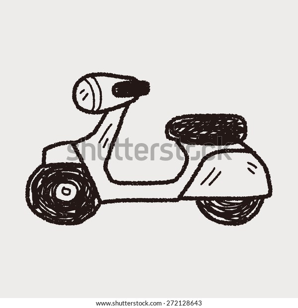 Motorcycle Doodle Stock Vector (Royalty Free) 272128643 | Shutterstock