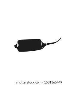 motorcycle exhaust doodle icon vector hand drawing 