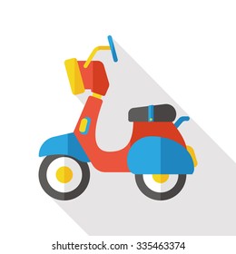 motorcycle flat icon