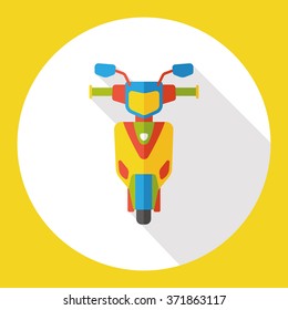 motorcycle flat icon