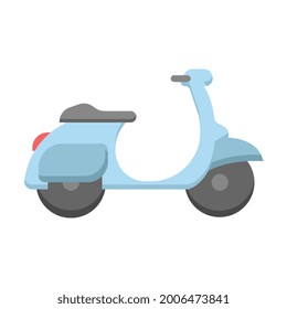 motorcycle flat icon. isolated on a white background. suitable for automotive themes, vehicles, transportation, etc.