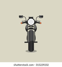 Motorcycle Front Simple