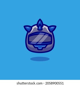 motorcycle gang helmet illustration, suitable for a cool motorcycle gang helmet mascot or t-shirt design