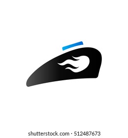 Motorcycle gas tank icon in duo tone color. Automotive engine gasoline