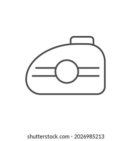 Motorcycle Gas Tank Line Icon