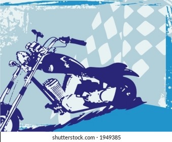 Motorcycle Grunge Background Series.